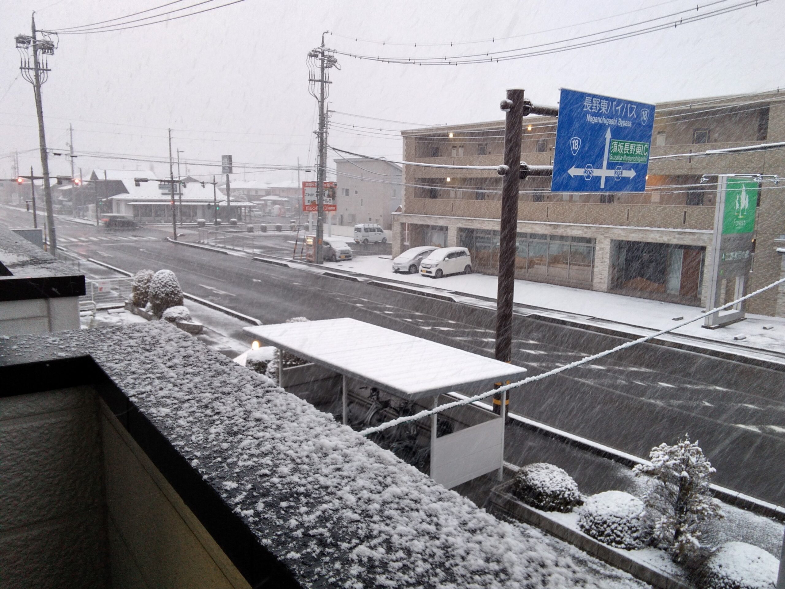 3月の吹雪