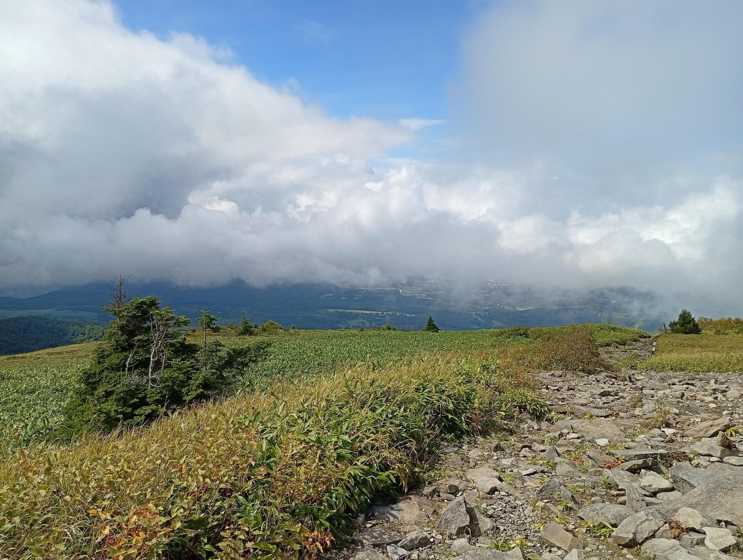 初秋の山へ